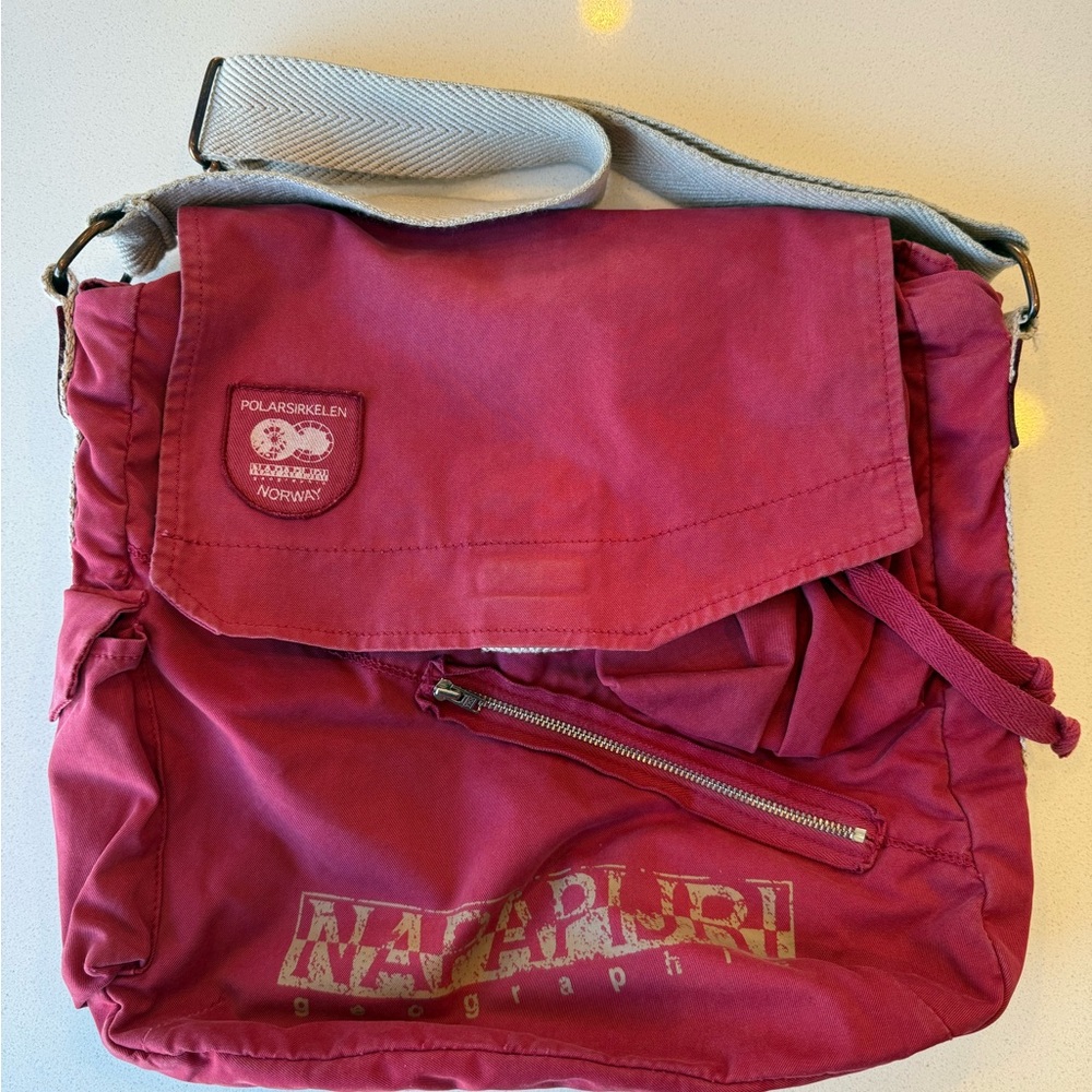 Napapijri Red Shoulder Bag
